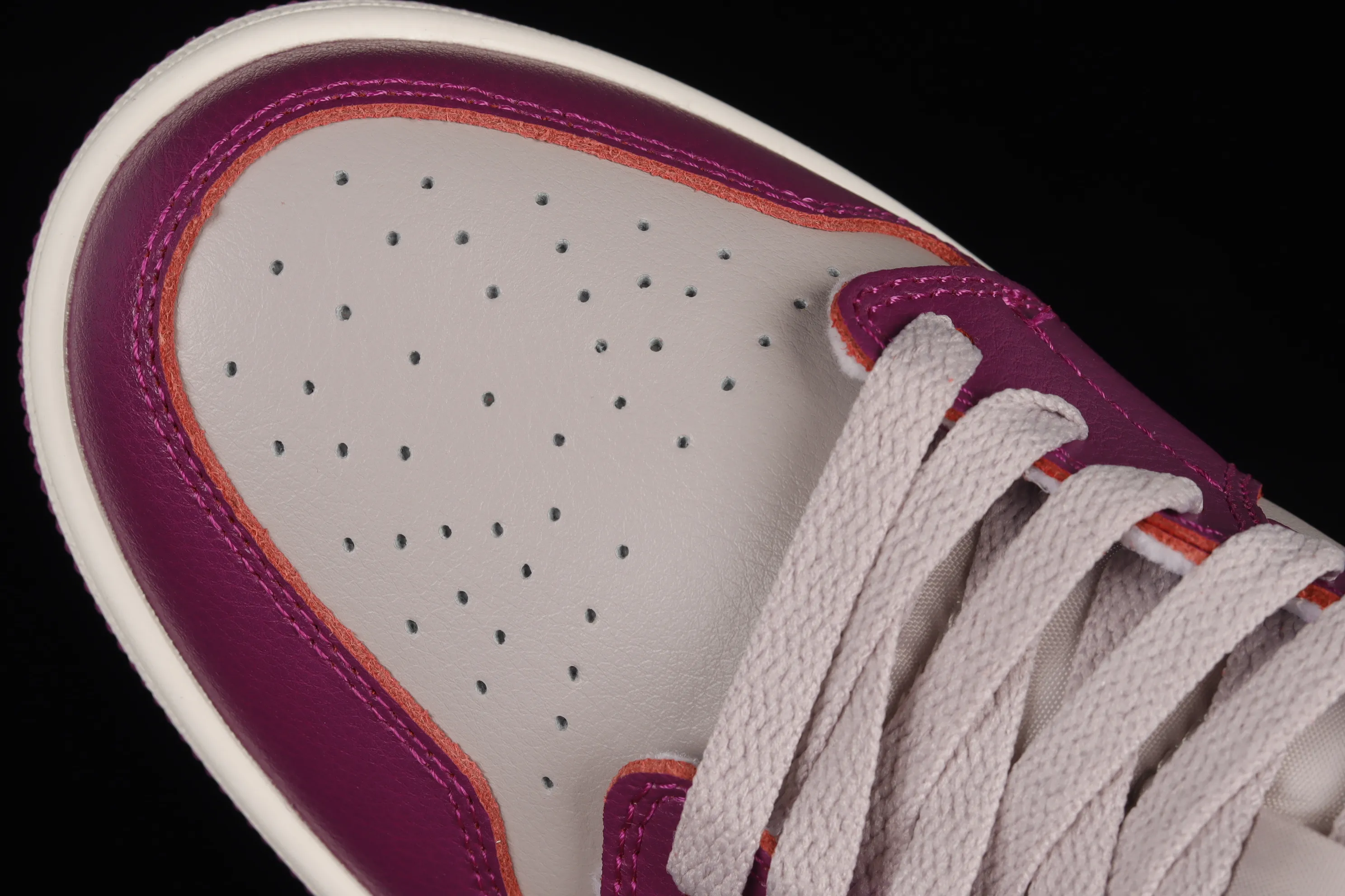 All categories Air Jordan Jordan series basketball shoes Air Jordan 1 Mid Air Jordan 1 Mid "Magenta" AJ1 Joe 1 gray purple toe BQ6472-501